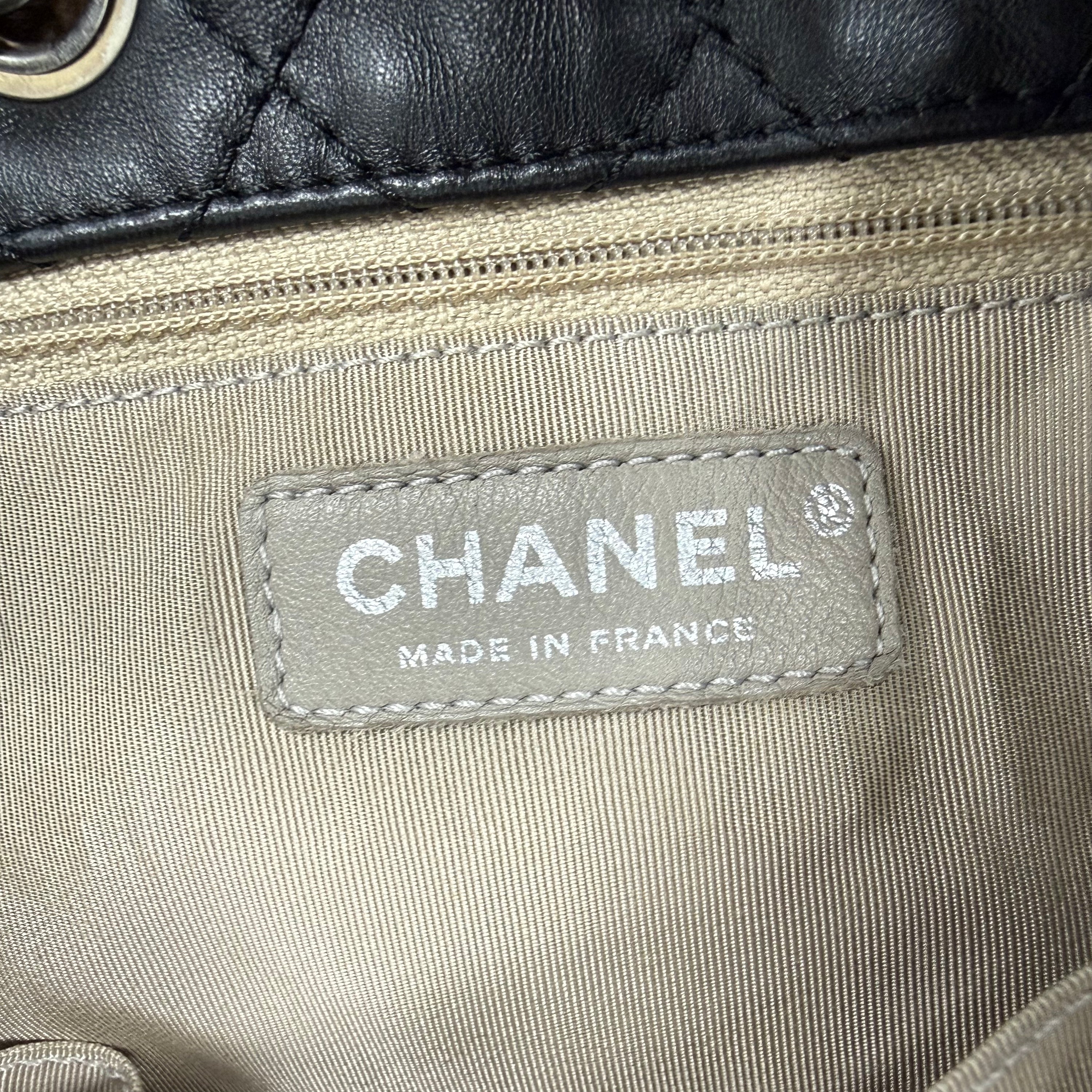 Chanel Quilted Leather & Suede Fringe Tassel Drawstring Bucket Bag