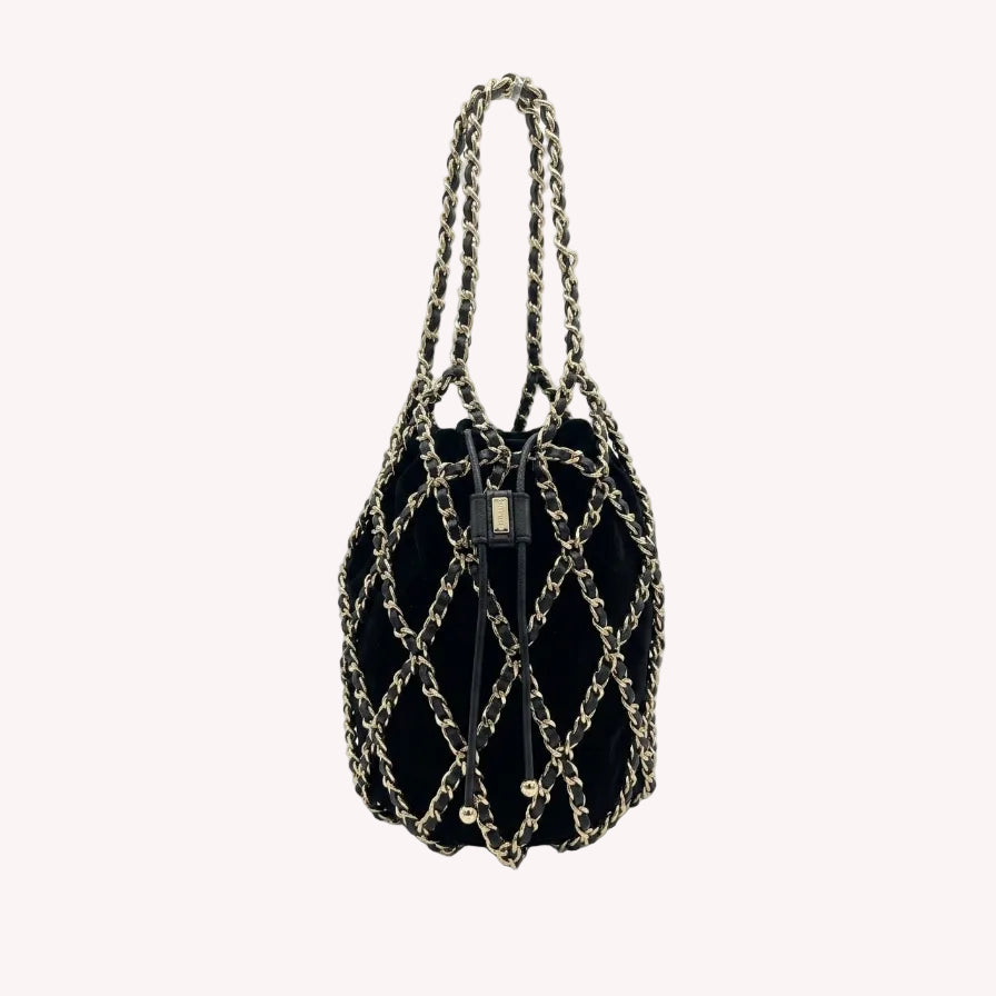 Chanel Velvet Chain Cage