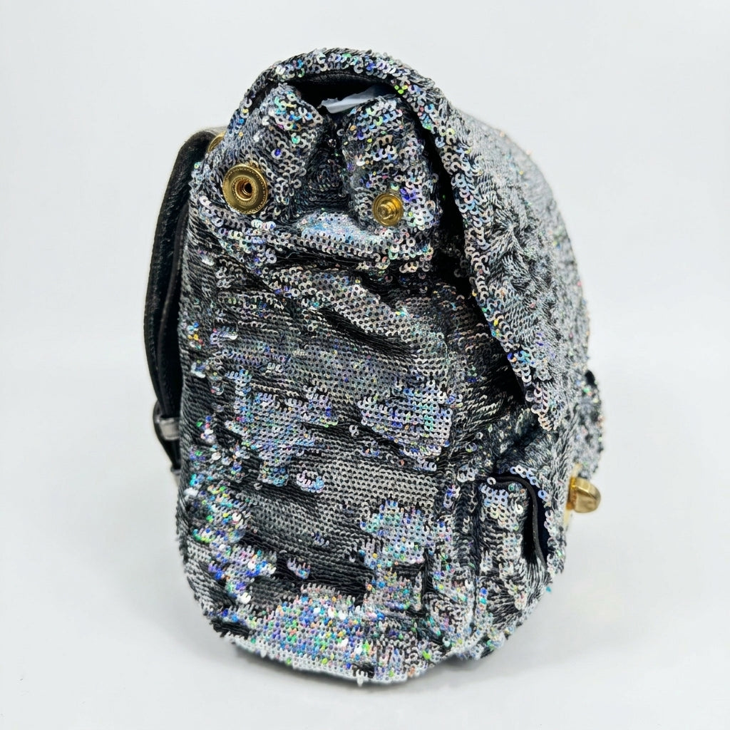 Miu Miu Sequin Pocket Convertible Shoulder Bag