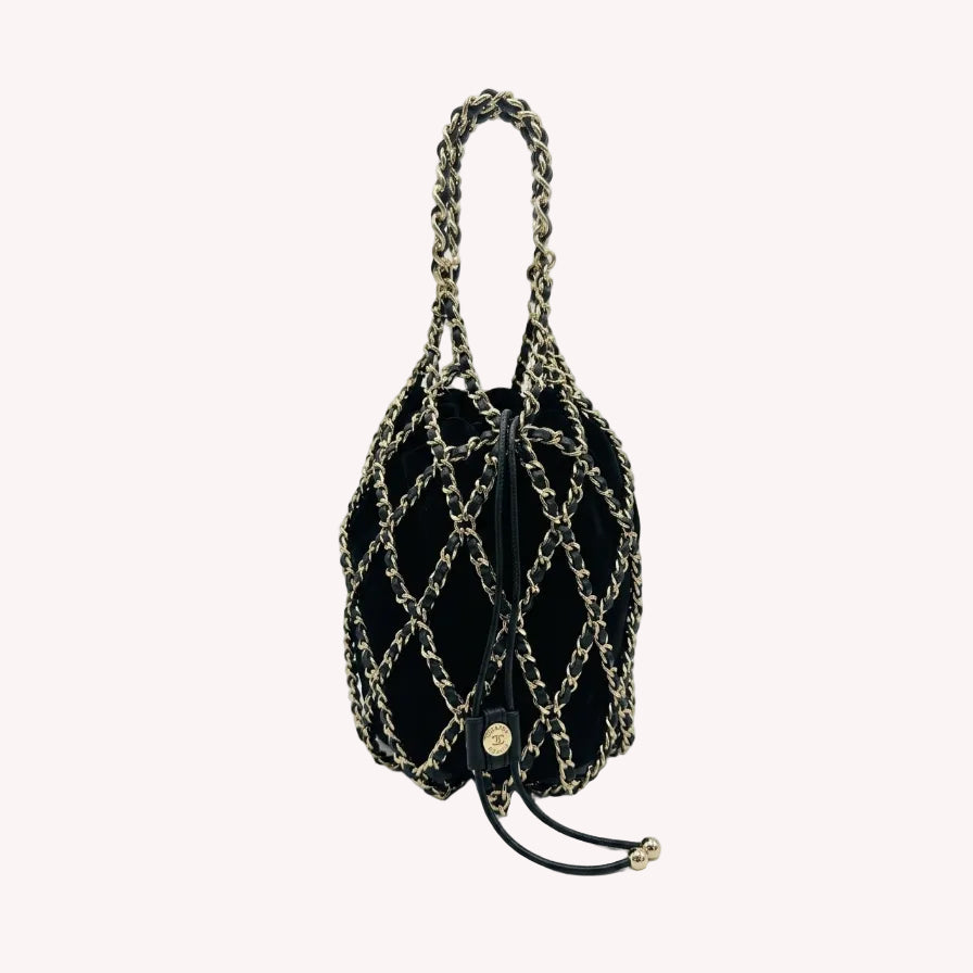 Chanel Velvet Chain Cage