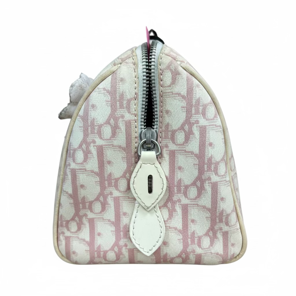 Christian Dior Vintage Trotter "Girly" Floral Boston Bag
