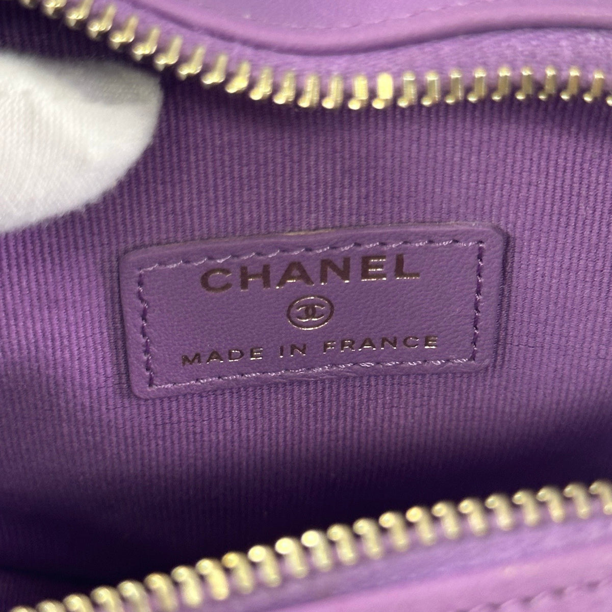 Chanel Lambskin Quilted Heart Clutch With Chain