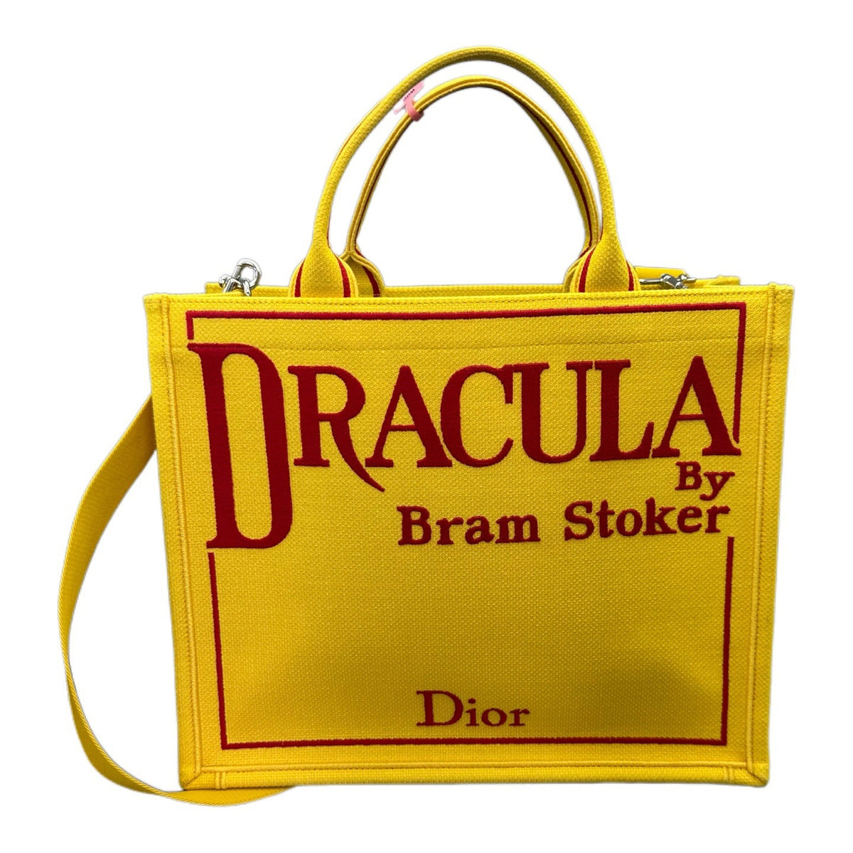 Dior Book Tote "Dracula By Bram Stoker" Embroidered Bag