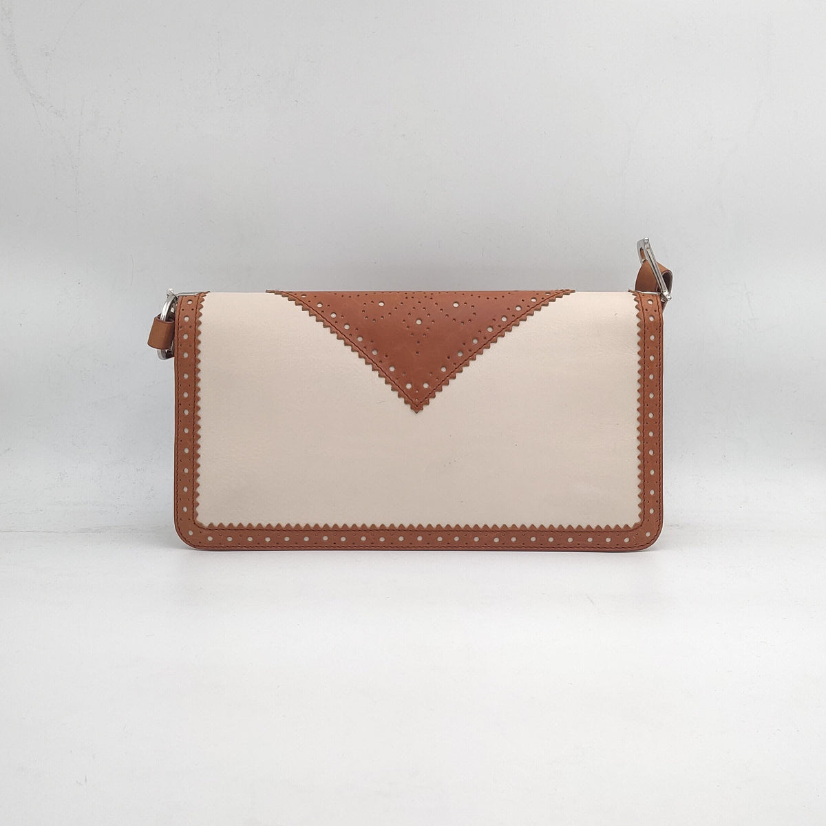 Christian Dior D'Trick Brogue Flap Shoulder Bag
